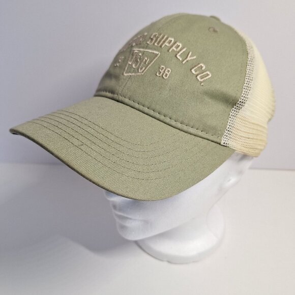 Tractor Supply Co Olive Green Mesh Trucker Hat Adjustable Snapback Baseball Cap - Picture 7 of 10